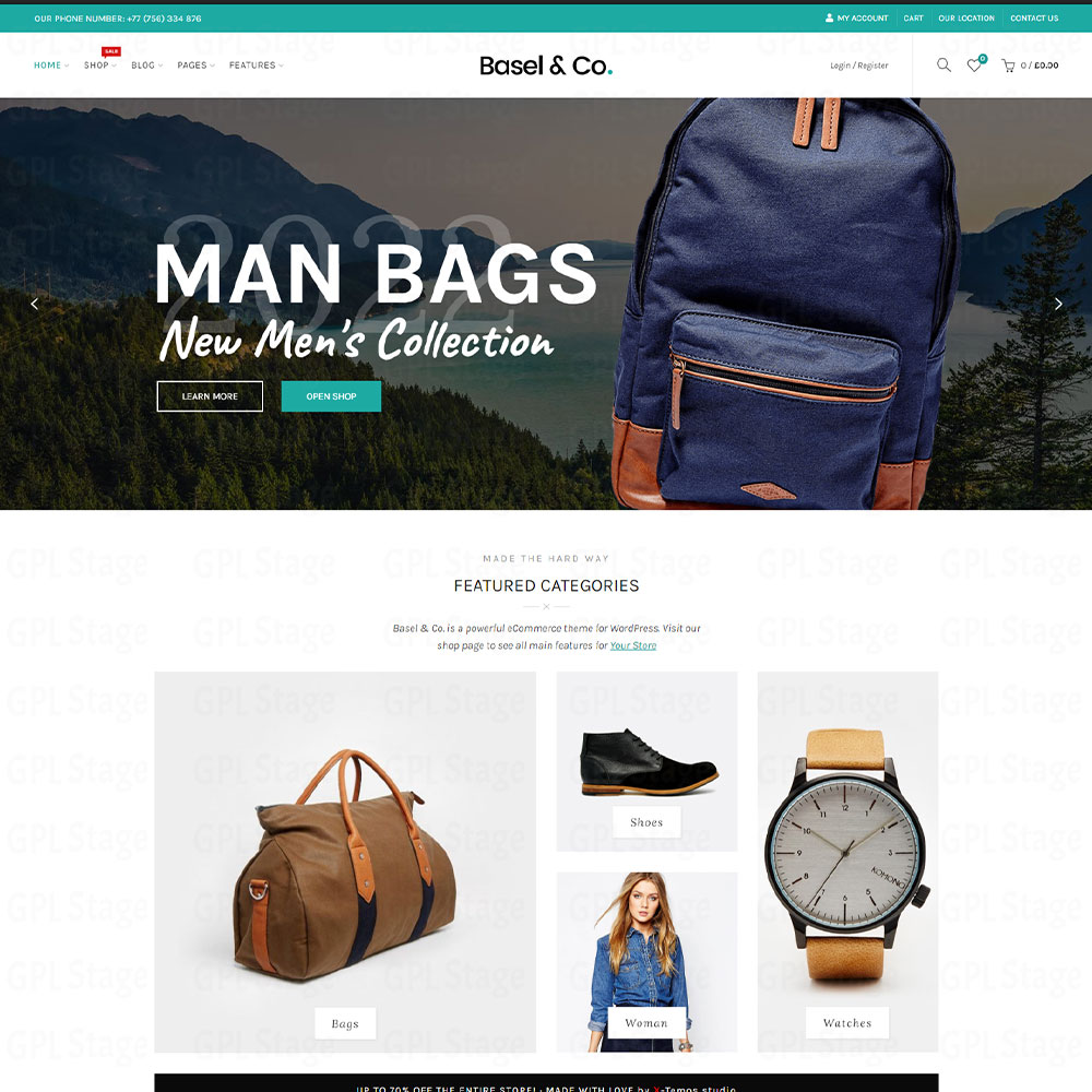 Basel "Responsive eCommerce Theme"