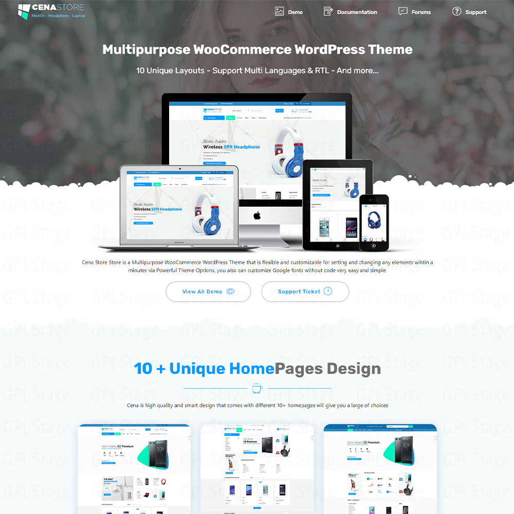 Cena Store "Multipurpose WooCommerce WordPress Theme"