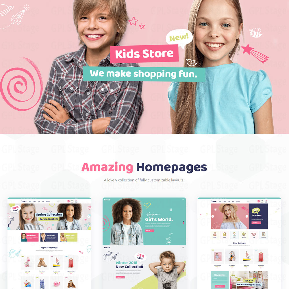 Cocco "Kids Store and Baby Shop Theme"