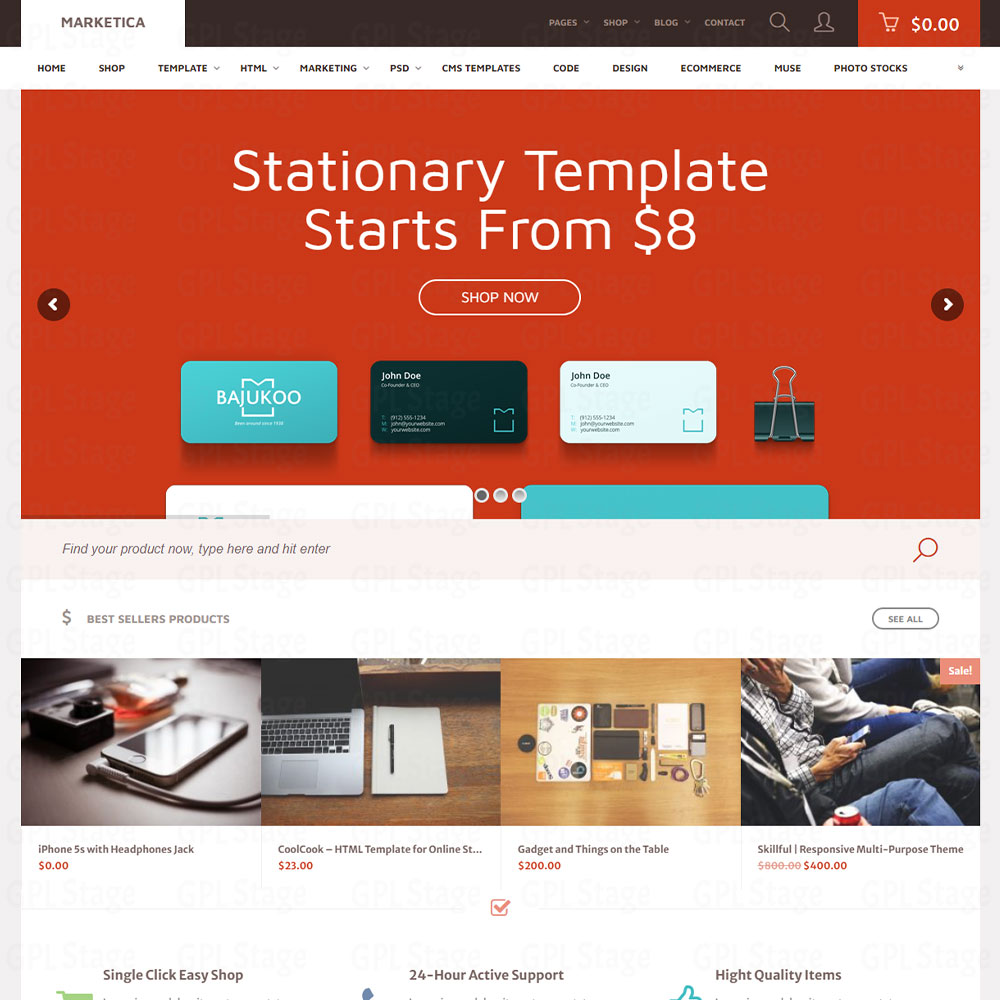 Marketica "eCommerce and Marketplace – WooCommerce WordPress Theme"