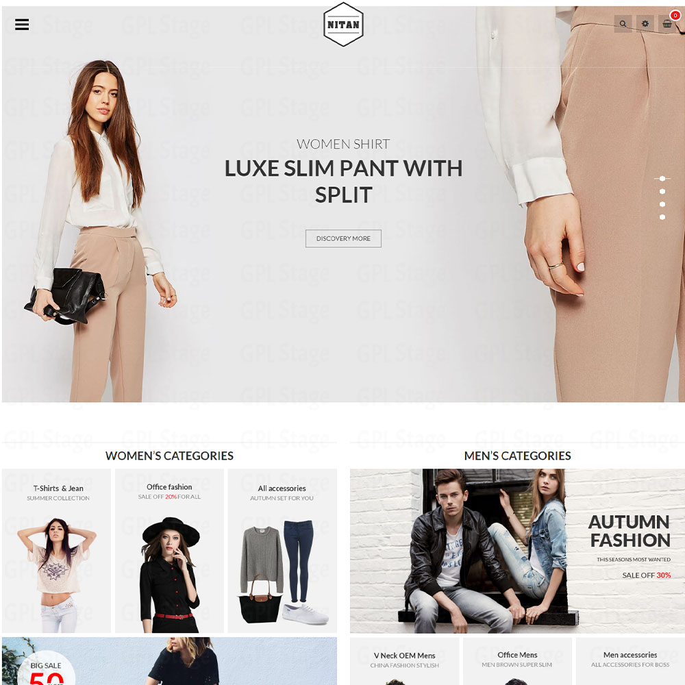 Nitan "Fashion WooCommerce WordPress Theme"