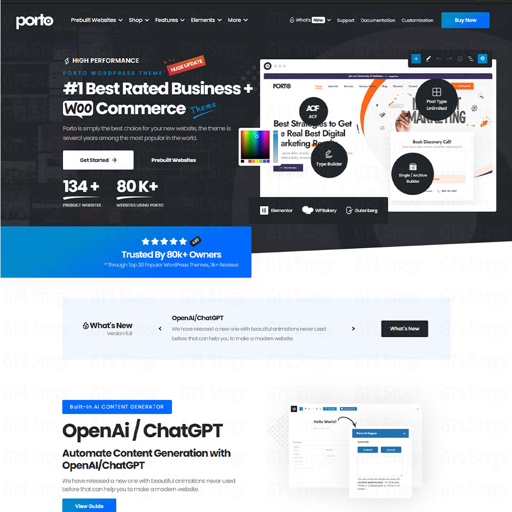 Porto "Multipurpose & WooCommerce Theme"