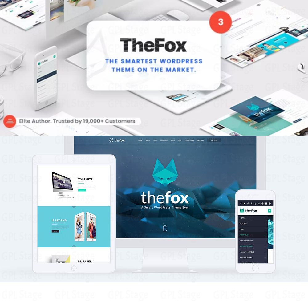 TheFox "Responsive Multi-Purpose WordPress Theme"