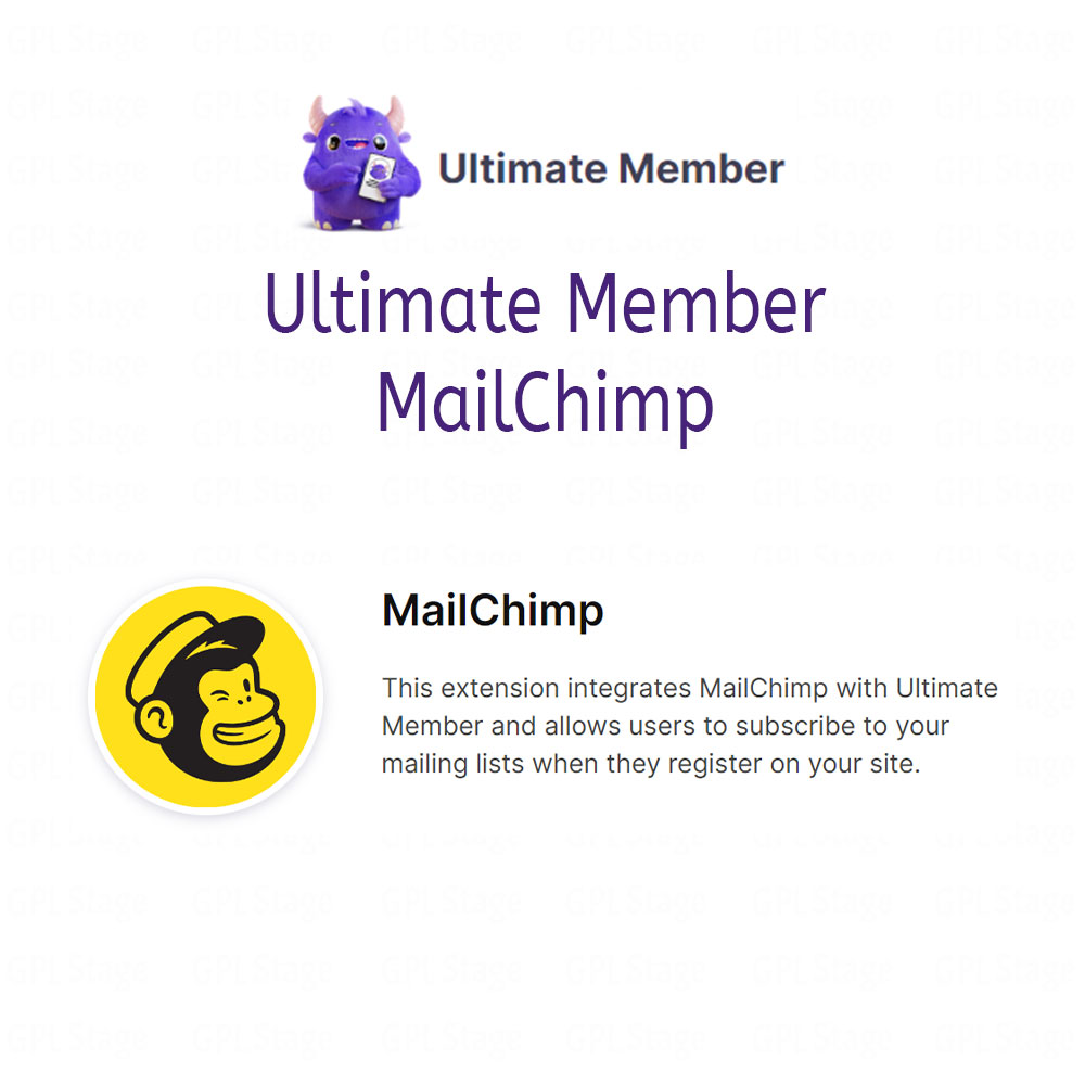 Ultimate Member MailChimp Addon