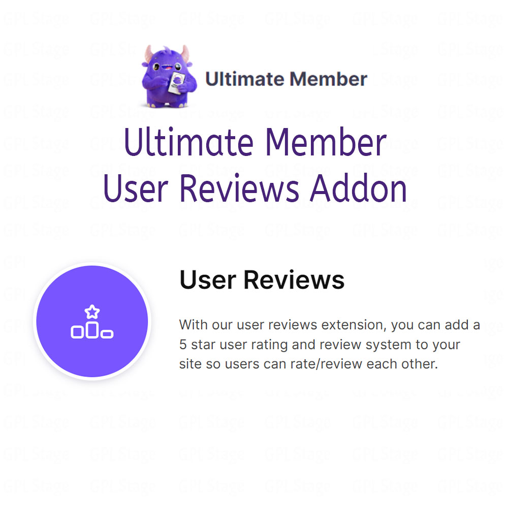 Ultimate Member User Reviews Addon Ultimate Member User Reviews Addon