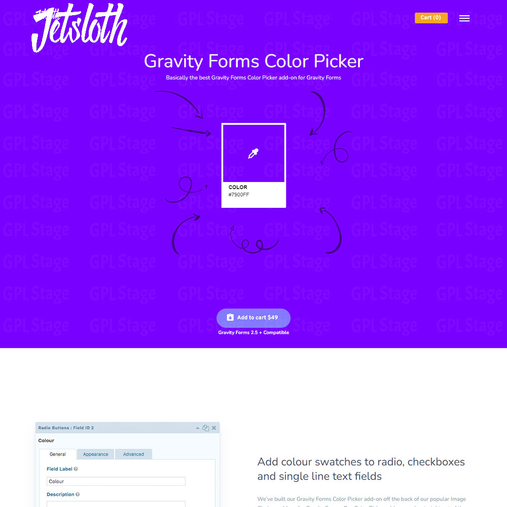 Gravity Forms Color Picker