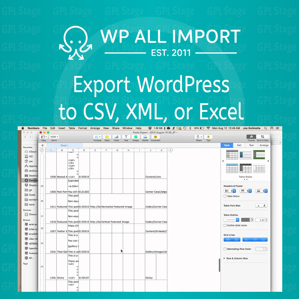WP All Export Pro