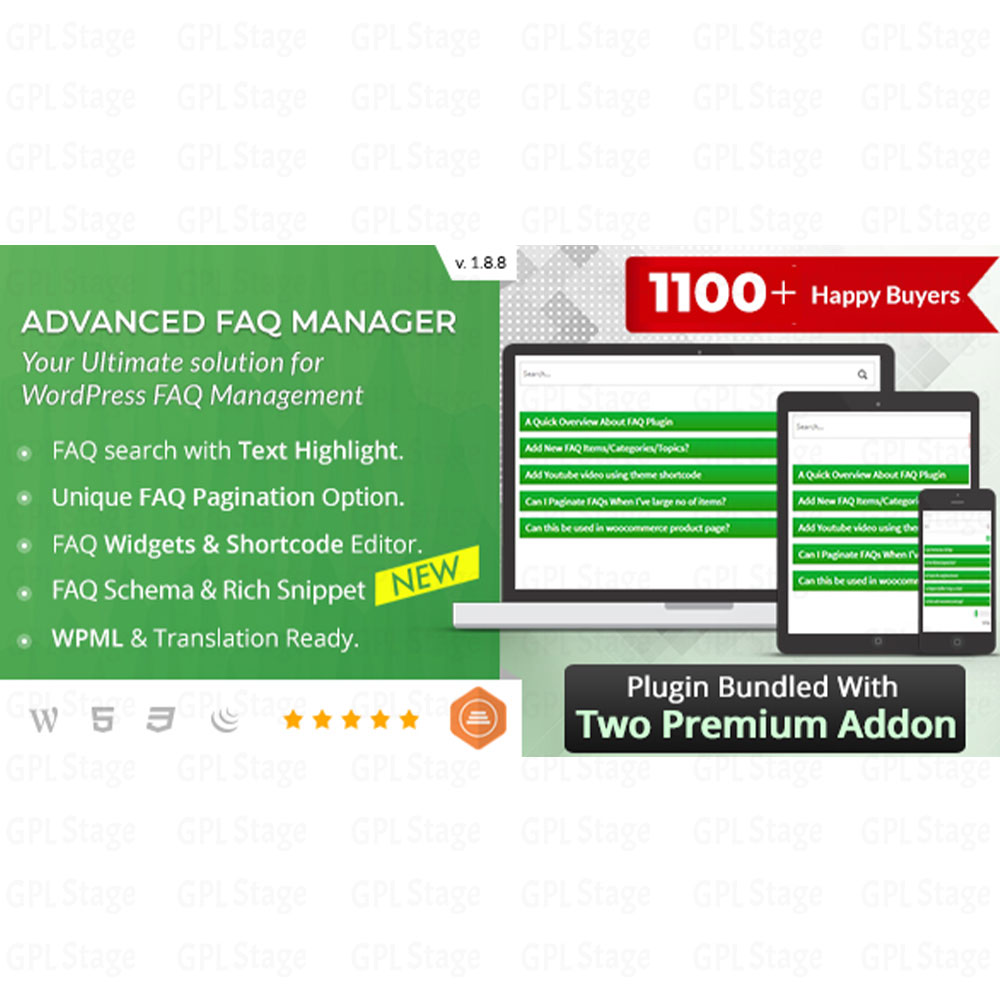 BWL Advanced FAQ Manager