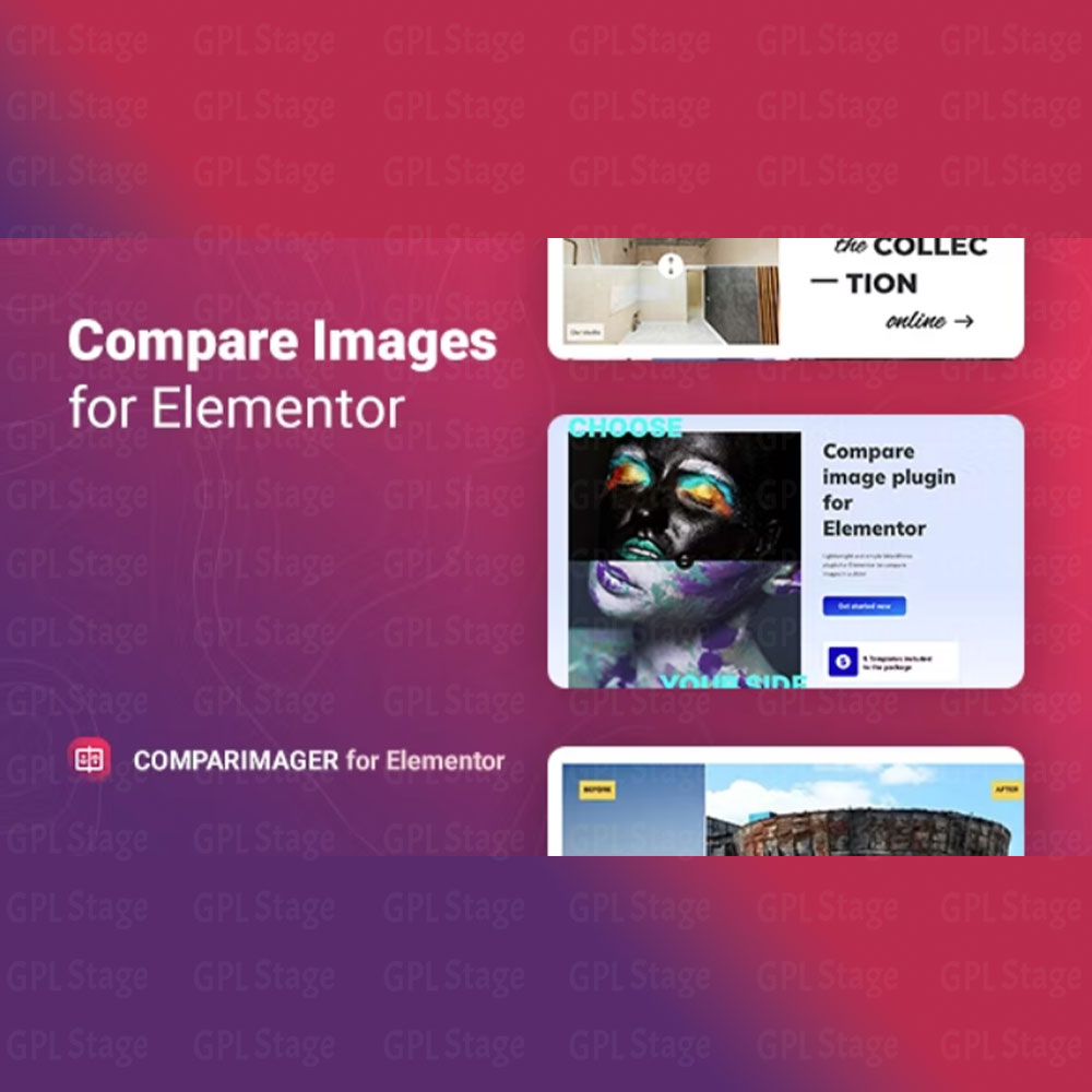 Comparimager – Before and After Image Compare for Elementor