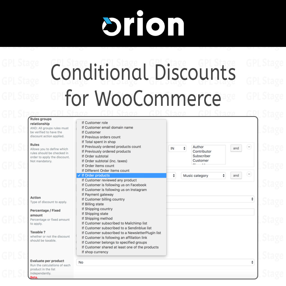 Conditional Discounts for WooCommerce