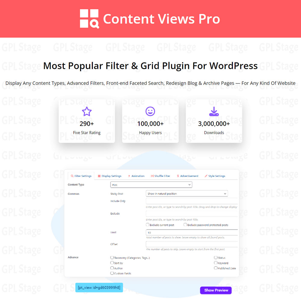 Latest Updates Content Views Pro - The Best WordPress Filter & Grid Plugin