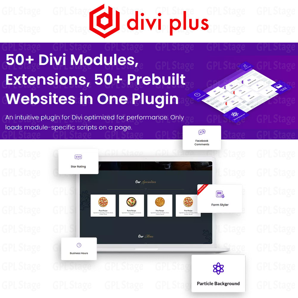 Divi Plus - Add 80+ New Modules to Divi Theme