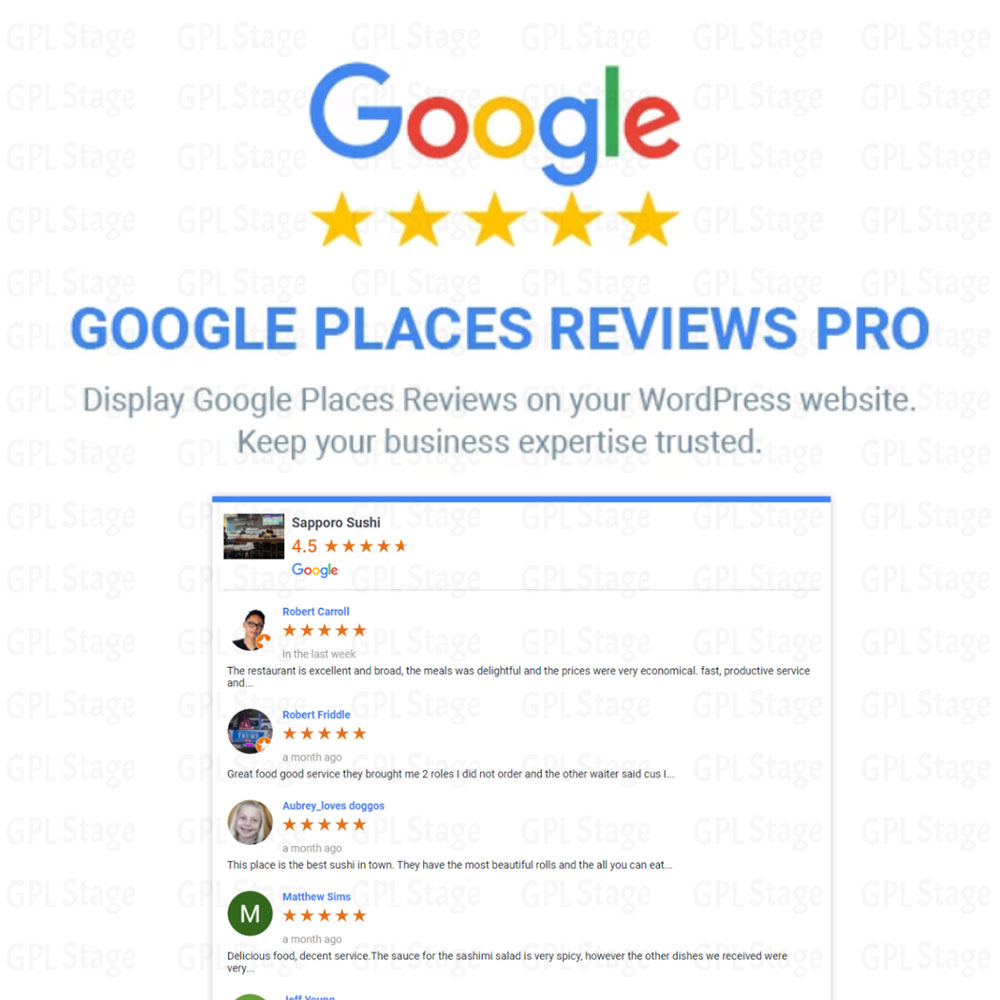 Google Places Reviews Pro