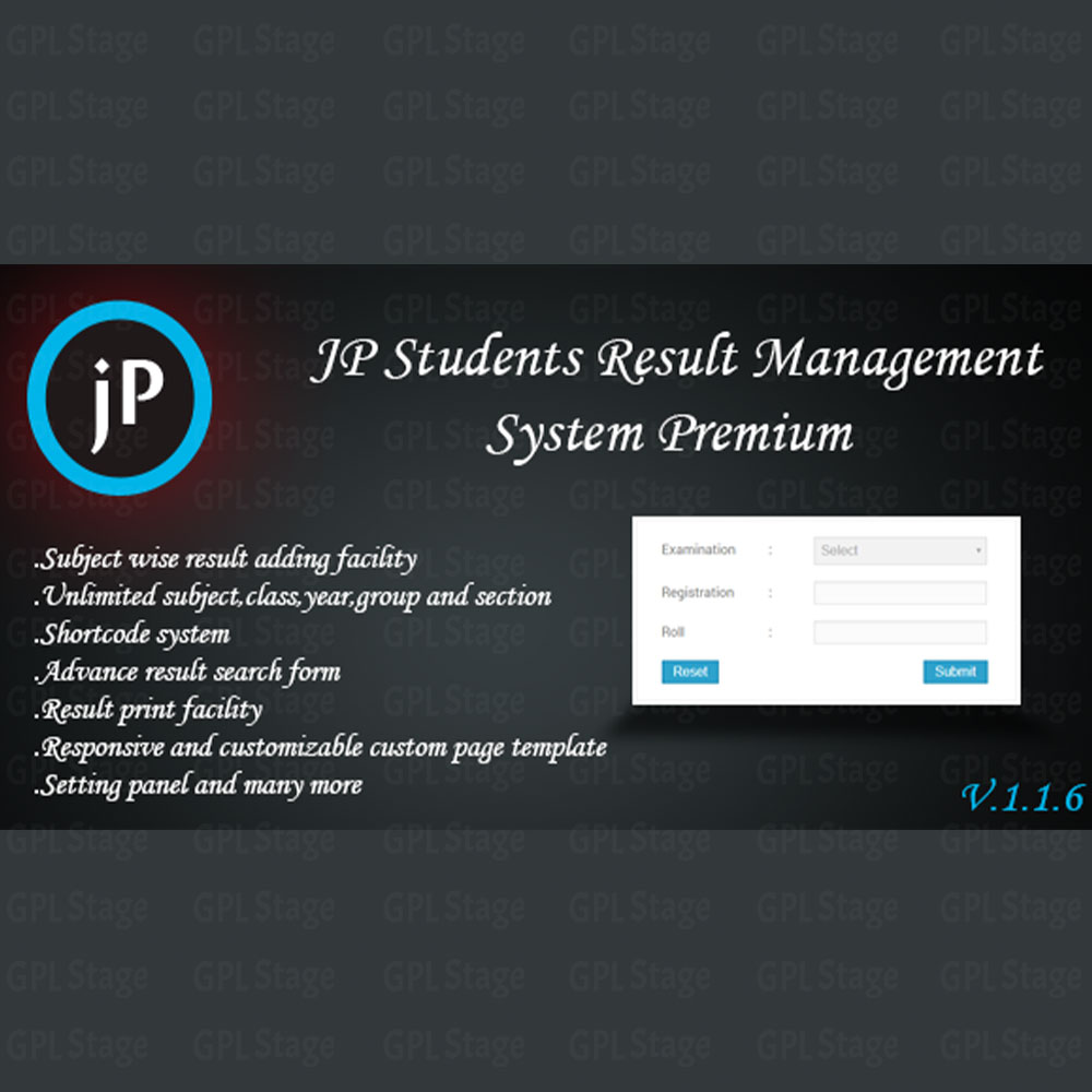 Latest Updates JP Students Result Management System Premium