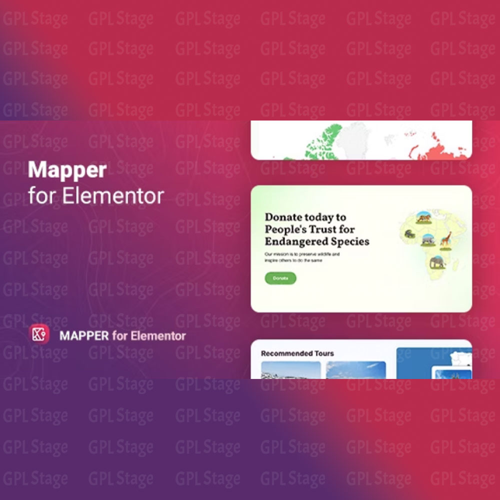Mapper – Interactive World Map for Elementor