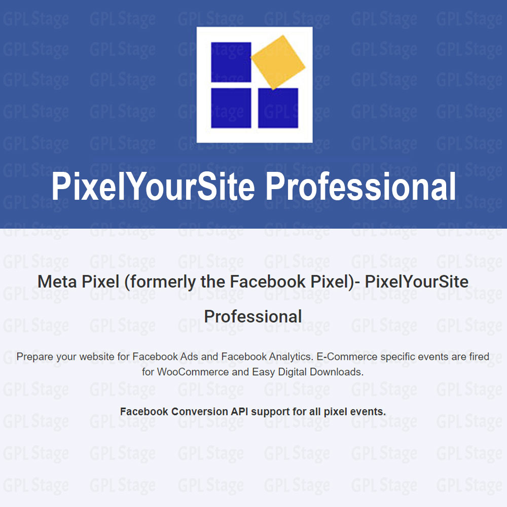 PixelYourSite Professional - Meta Pixel & Conversion API for WordPress, WooCommerce, EDD