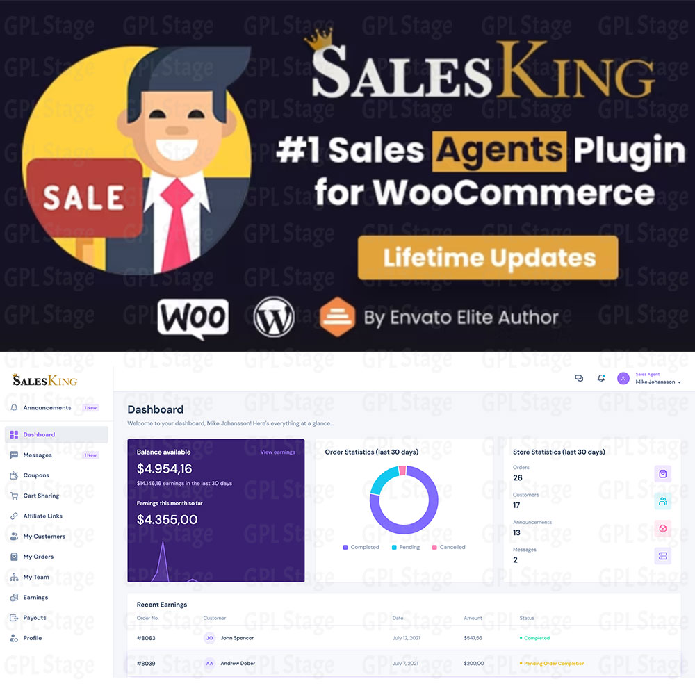SalesKing - Ultimate Sales Team, Agents & Reps Plugin for WooCommerce