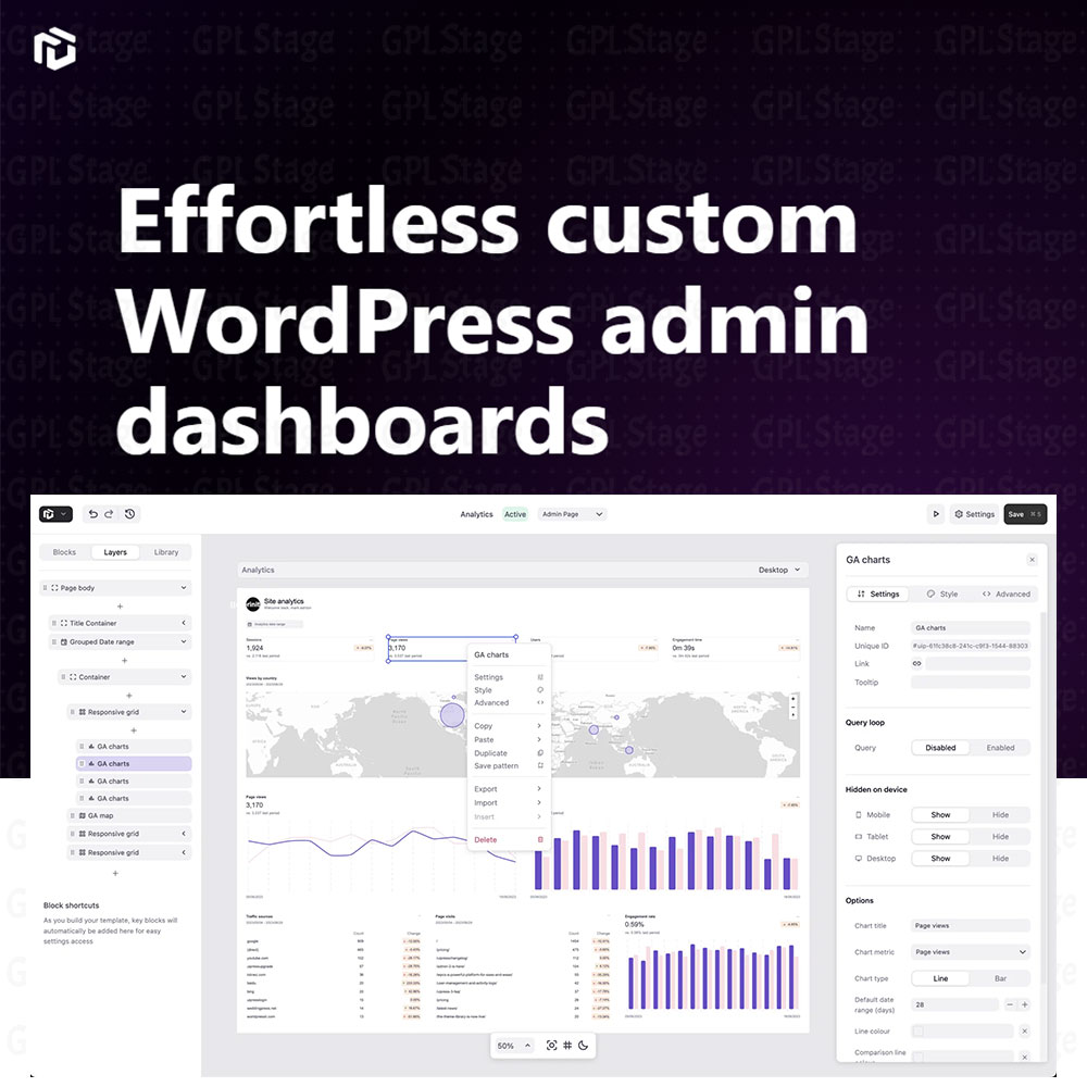 UiPress Pro - Create Stunning, Powerful Dashboards for your WordPress Admin