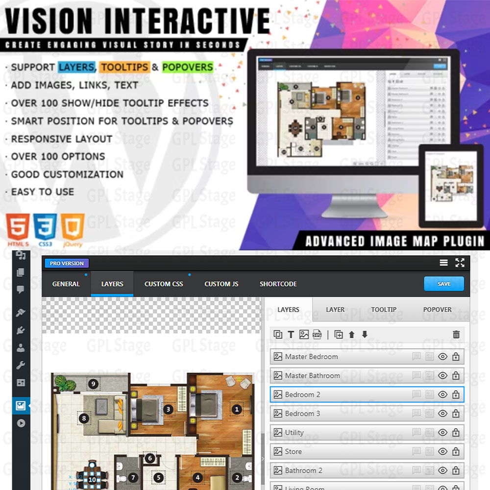 Vision - Interactive Image Map Builder for WordPress Vision "Interactive Image Map Builder for WordPress"