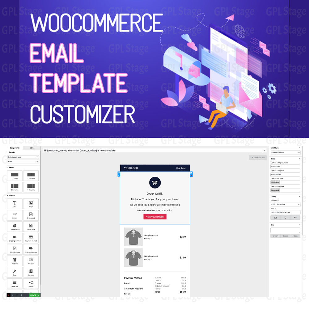 WooCommerce Email Template Customizer
