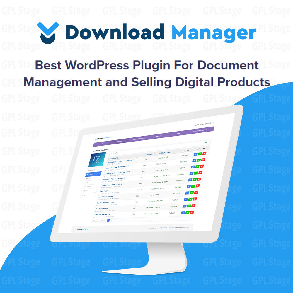WordPress Download Manager Pro - Best WordPress Plugin For Document Management and Selling Digital Products