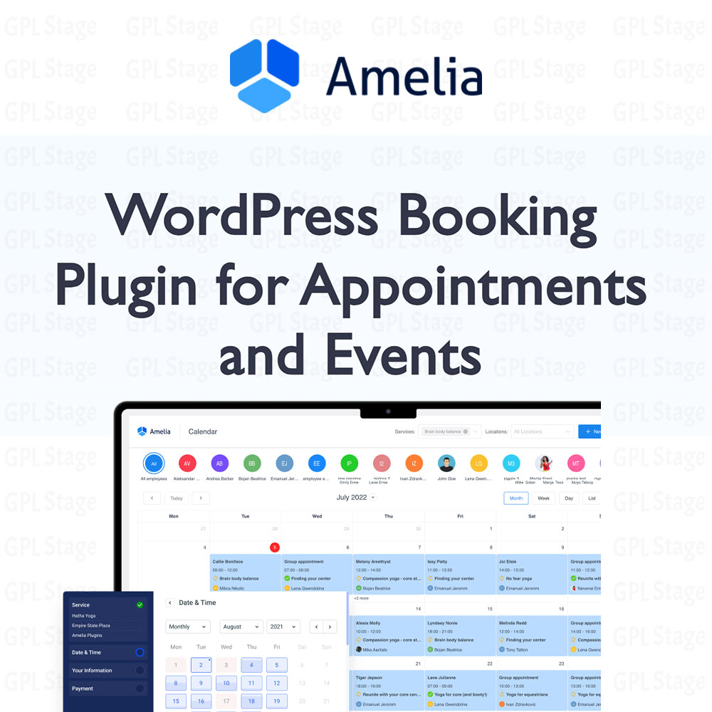 Amelia – WordPress Booking Plugin for Appointments and Events