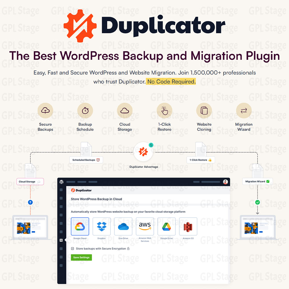 Duplicator Pro - The Best WordPress Backup and Migration Plugin