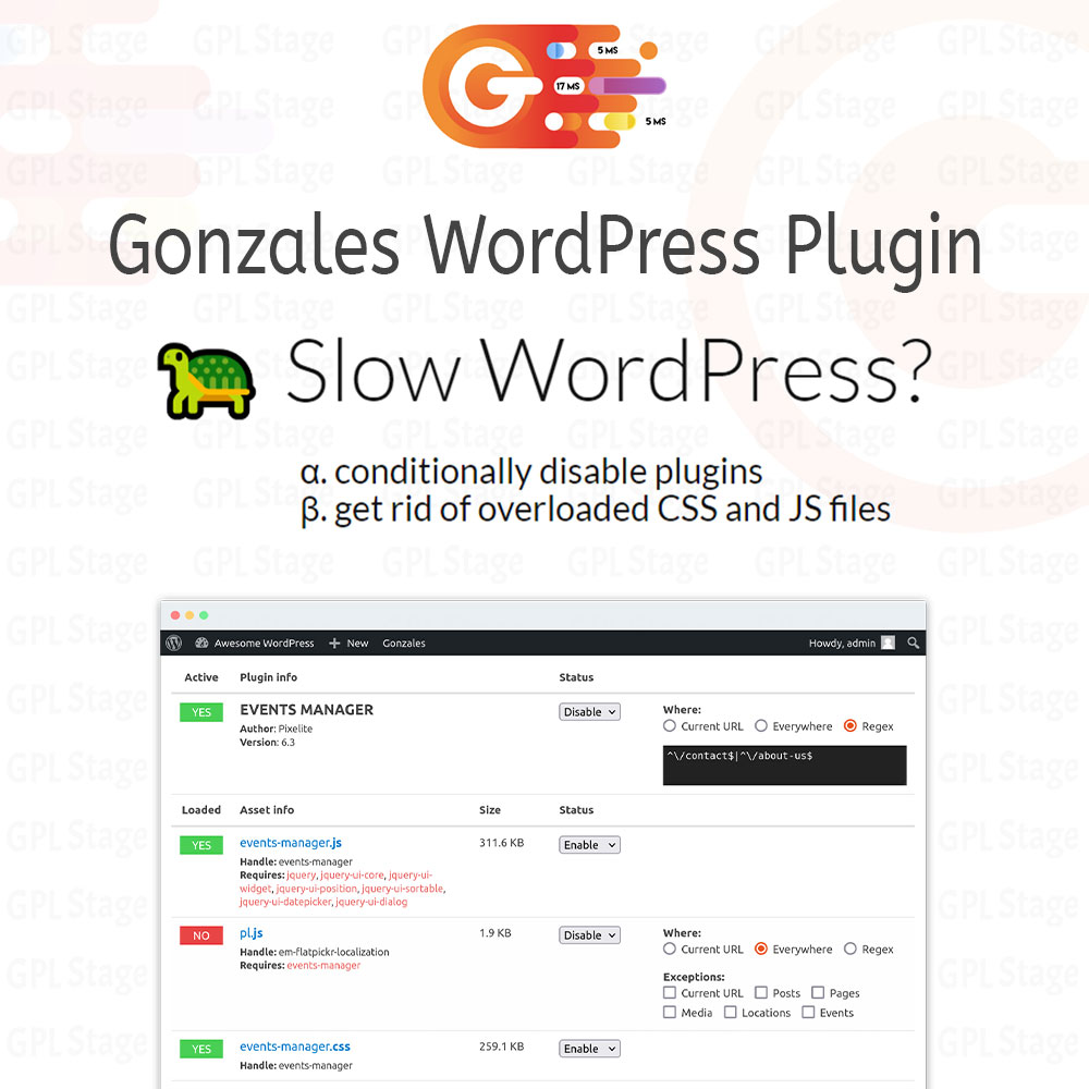 Gonzales WordPress Plugin