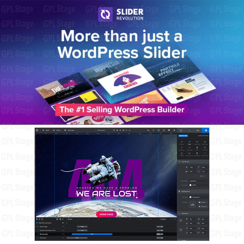 Slider Revolution - More than just a WordPress Slider