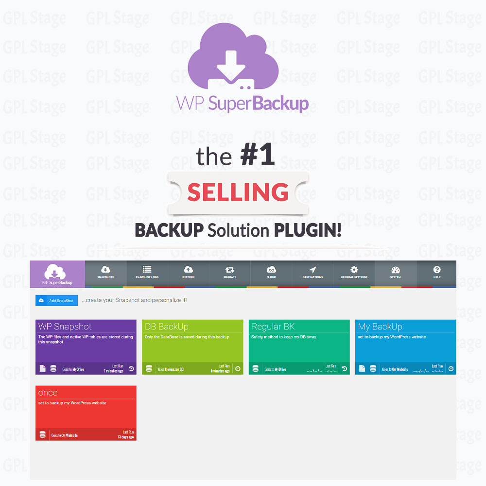 Super Backup & Clone - Migrate for WordPress