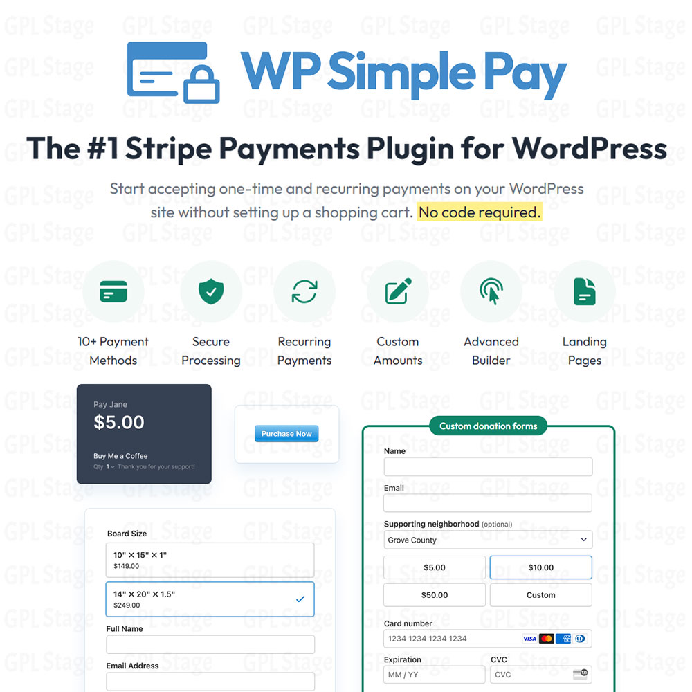 WP Simple Pay Pro - The #1 Stripe Payments Plugin for WordPress
