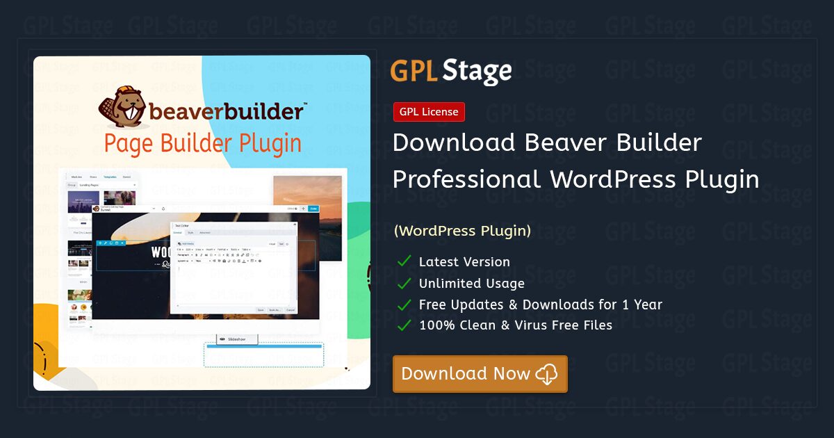 Beaver Builder Pro