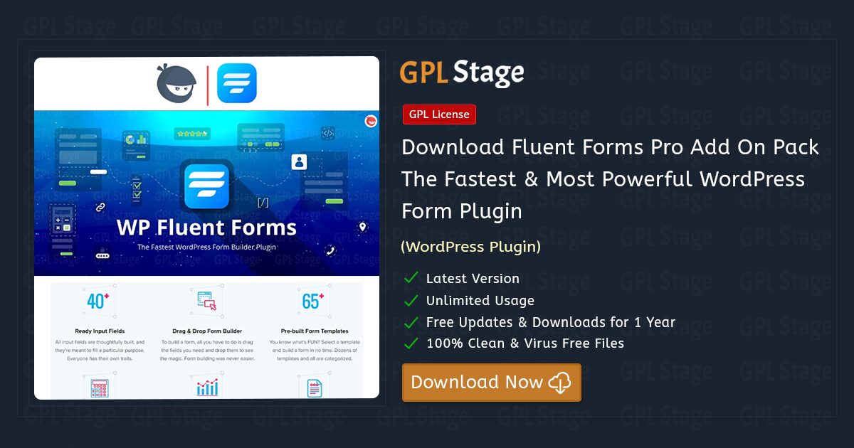 Fluent Forms Pro – The Fastest WordPress Form Builder