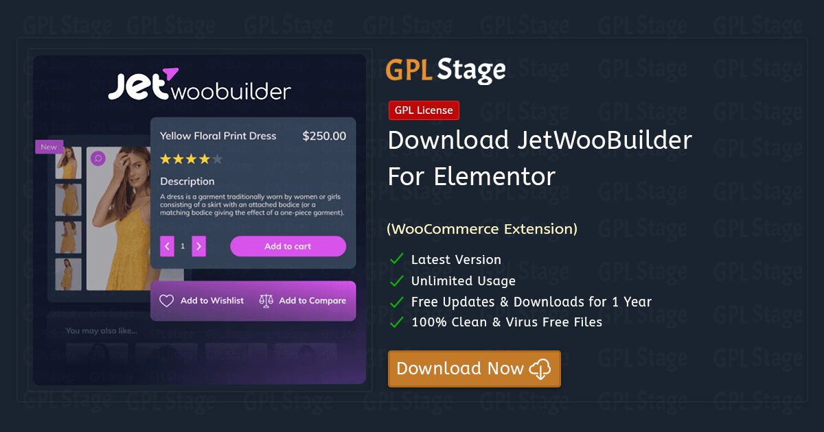 JetWooBuilder Plugin For Elementor - WordPress Plugin for Shop Page ...