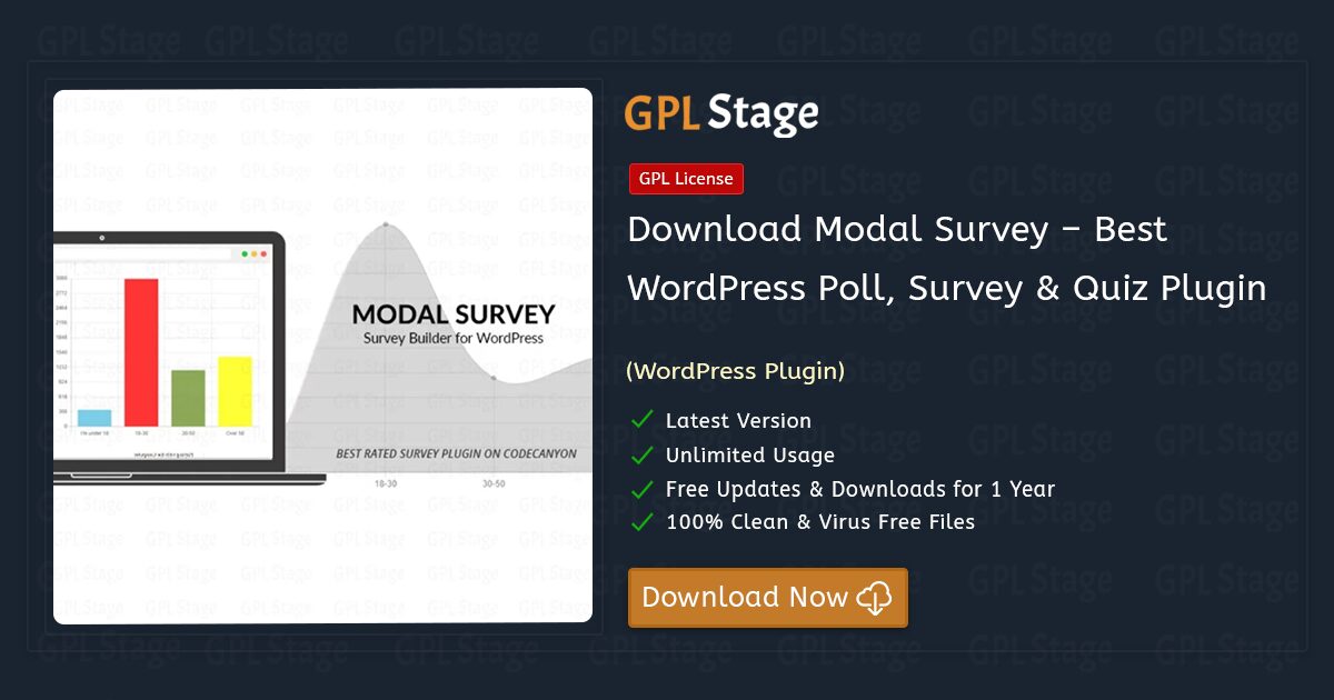 Modal Survey – Best WordPress Poll, Survey & Quiz Plugin