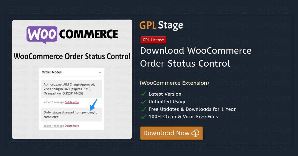 Order Status Control for WooCommerce