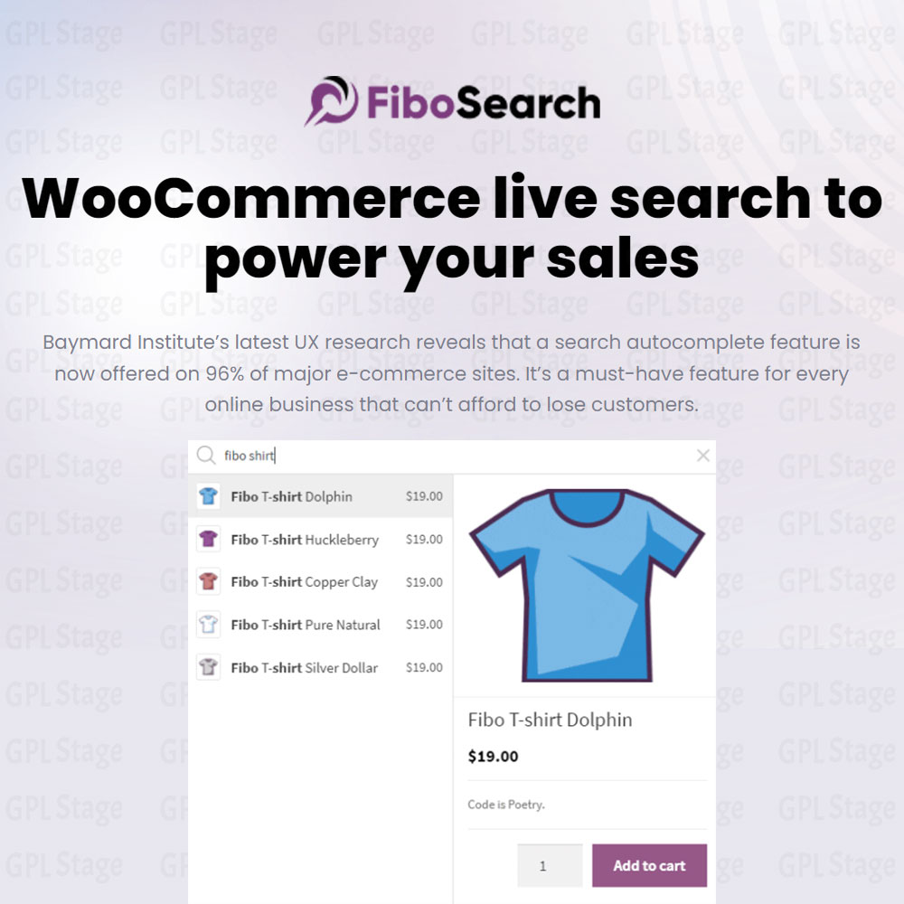 FiboSearch Pro – Autocomplete Search for WooCommerce