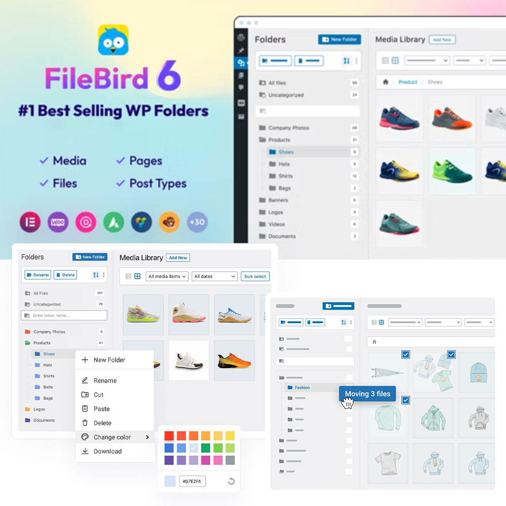 FileBird PRO - WordPress Media Library Folders