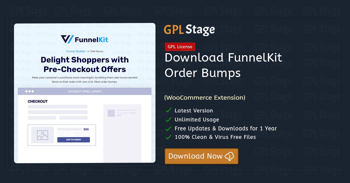 FunnelKit Order Bumps - WooCommerce Order Bumps Plugin