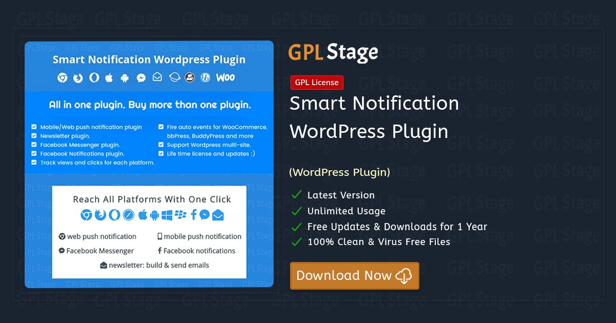 Smart Notification WordPress Plugin - Web & Mobile Push, FB Messenger ...