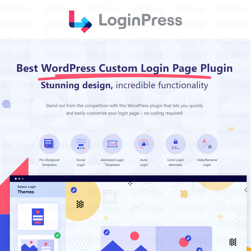 LoginPress Pro - Best WordPress Custom Login Page Plugin