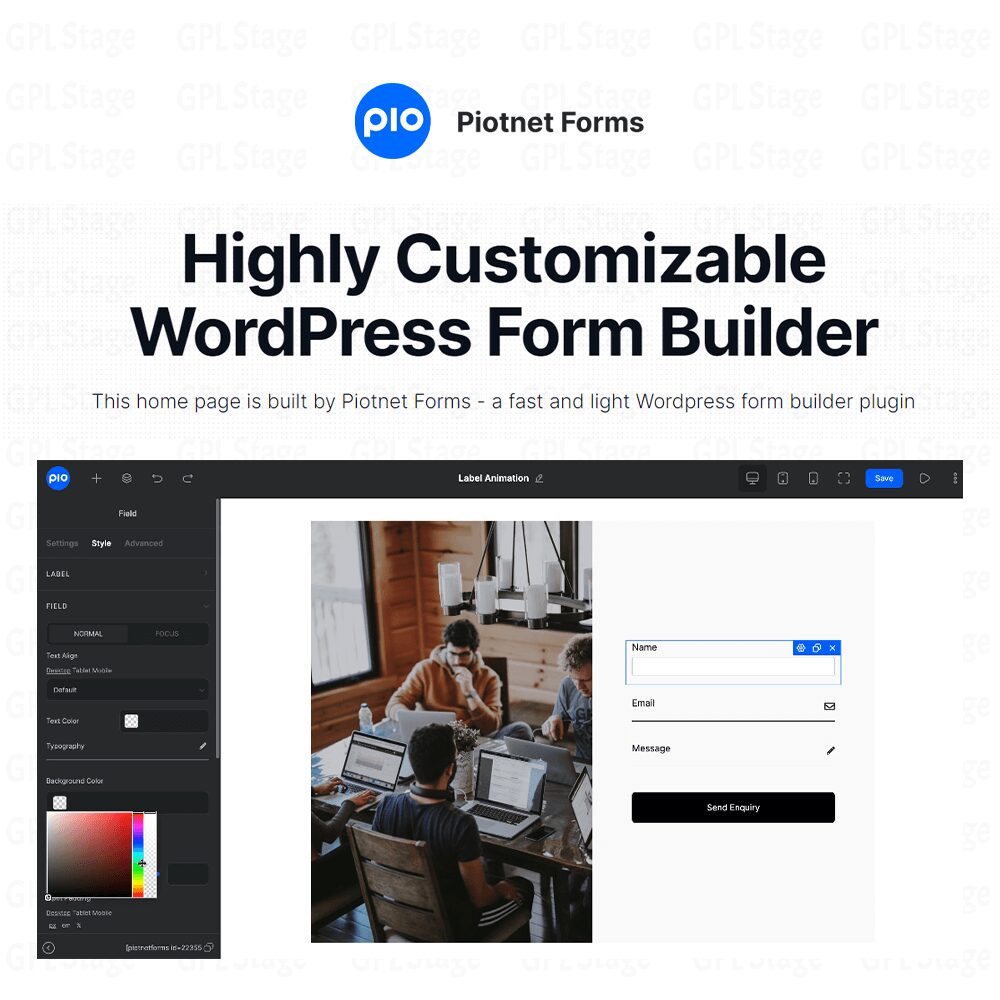 Latest Updates Piotnet Forms Pro - Highly Customizable WordPress Form Builder